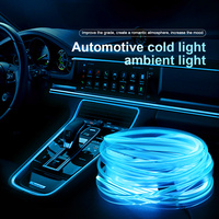 1/2/3/5M 7 Colors RGB Neon Led Strip Light DIY USB Remote Control For Car Interior Atmosphere EL Wiring Flexible LED Lam 5V/12V