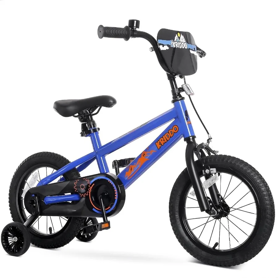 

14-16 Inch Bike for Ages 38 Boys and Girls Bicycle with Removable Training Wheels Bicycle for with Hand Brake Coaster Brake Adj