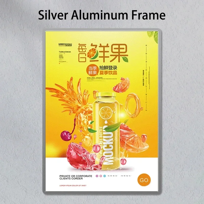 NONE Ultra-Thin LED Light Box Aluminum Frame 4