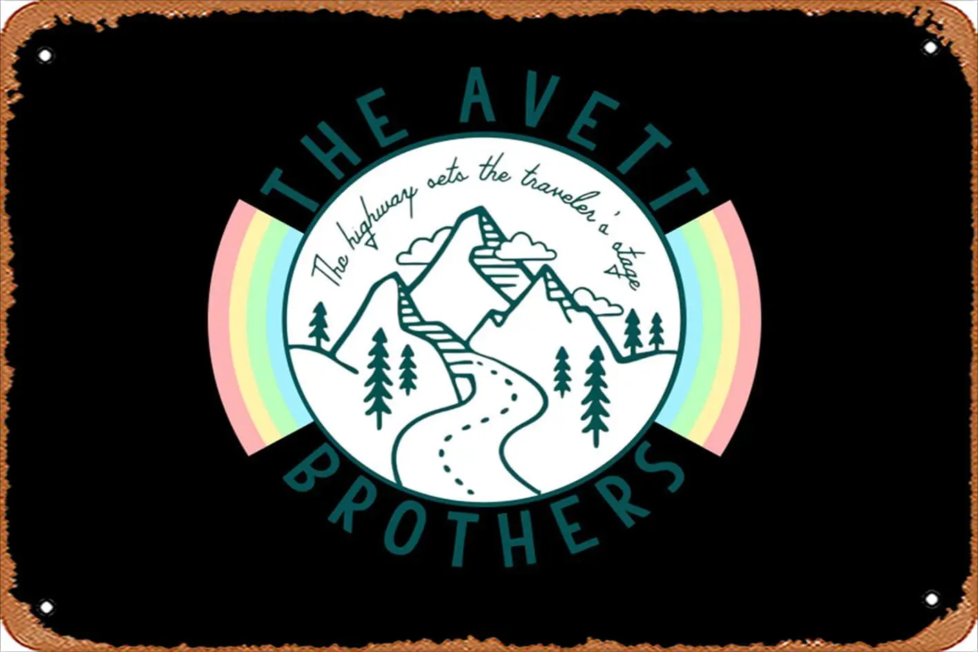 Retro Tin Sign The Avett Brothers Vintage Funny Novelty Metal Signs Man Cave Humorous Signs Movies Music Bar Art Poster Ret sign