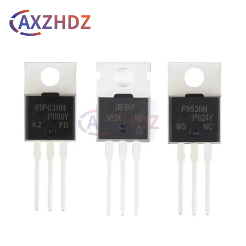 10PCS N-Channel MOSFET Transistor IRF630N IRF640N IRF530N IRF540N IRF730 IRF740 IRF830 IRF840 IRF9530 IRF9540 IRF9630 IRF9640