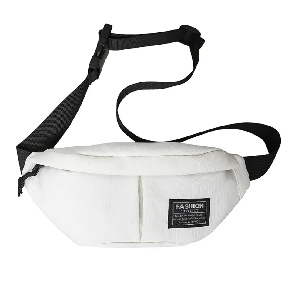 

Japanese Simple Chest Bag Women's Men's Waterproof Bag Fashion Casual Chest Handbag Neutral Sports Travel Waist Bags