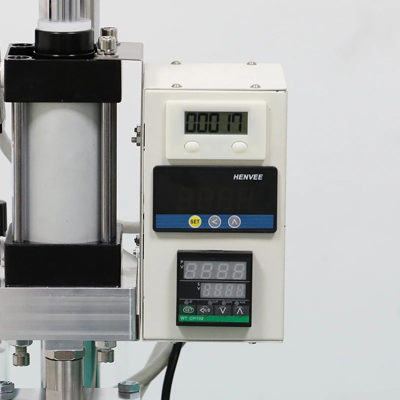 Picture 3: Pneumatic Hot Stamping Embossing Machine  for Masks Hat Socks PVC Leather Heat Transfer Printer Embossing Logo Pattern