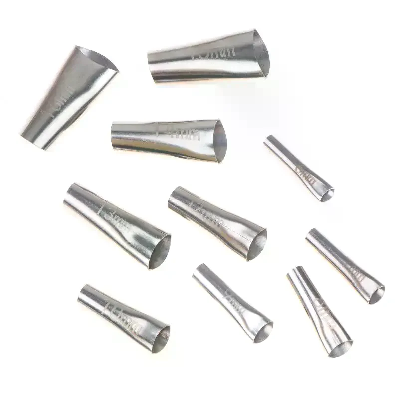 10PCS 6-16mm Stainless Steel Nozzle Thickened Glue Applicator Tool For Exterior Walls, Doors, And Windows