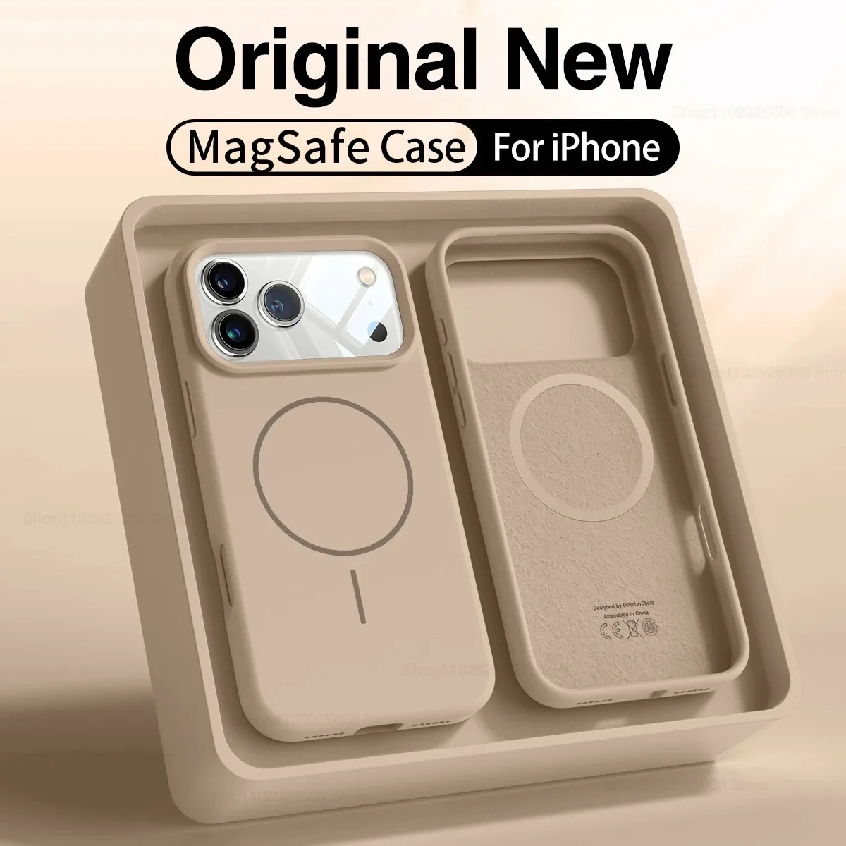 FundamagnéticadesiliconalíquidaOriginalparaiPhone12,13,14,15,1617ProMax,fundasMagsafeparaiPhone17Air,fundatraseraparateléfono-AliExpress