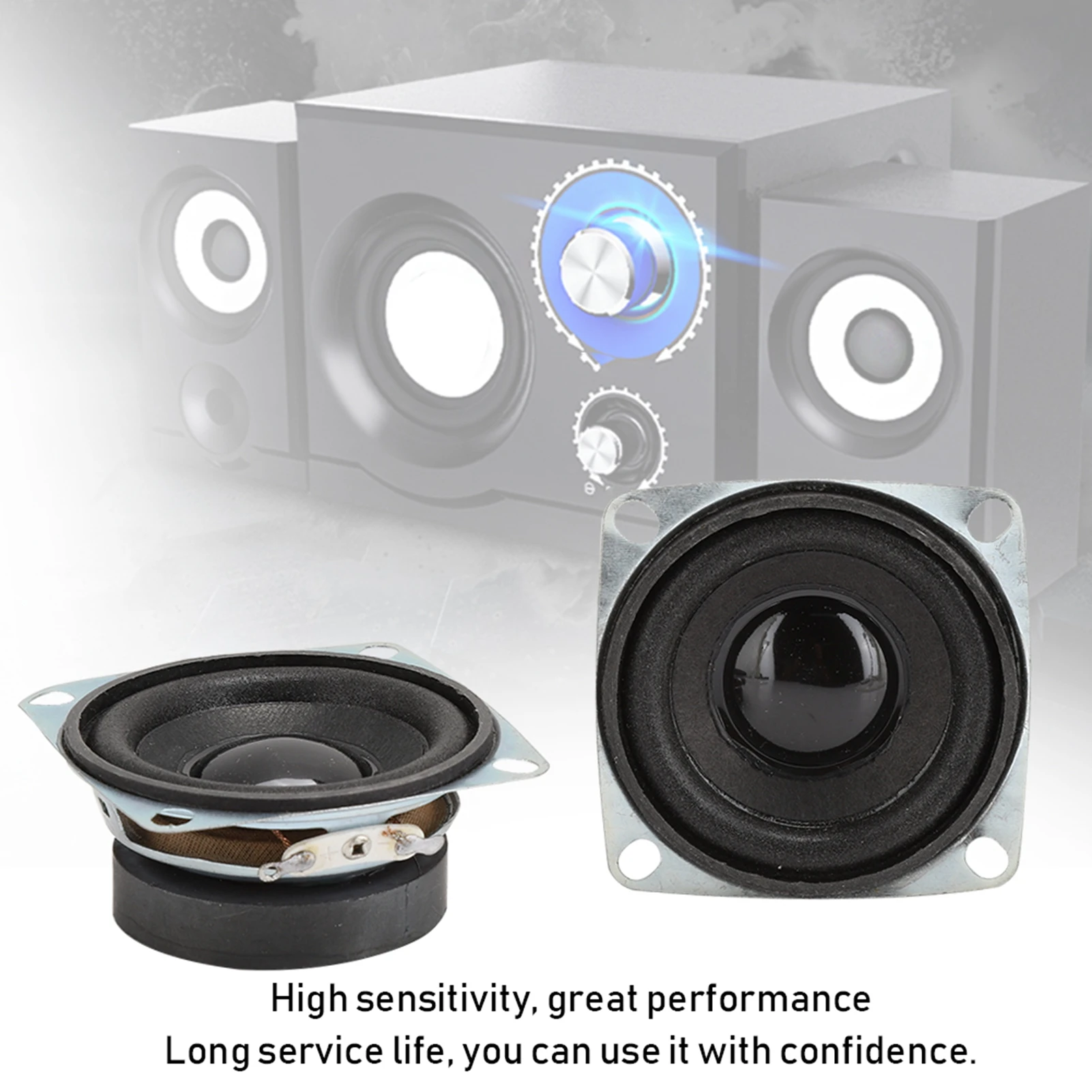 2inch 4Ω 3W High Sensitivity Powerful Bass Full Range  Loudspeaker Speaker Audio Speaker Bass Loudspeaker Speaker
