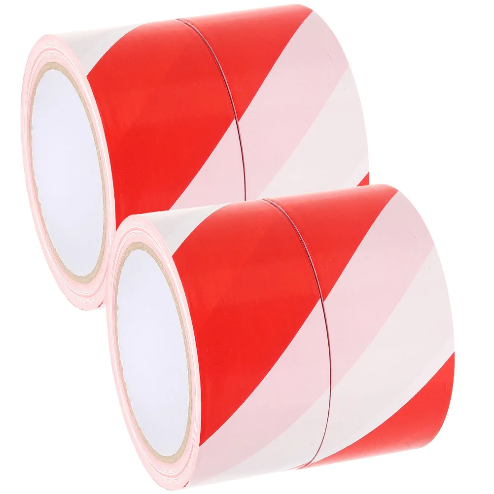 4 Rolls Warning Tape Non Adhesive Caution Strips Safety Barrier Tape for Area Isolation and Construction Use