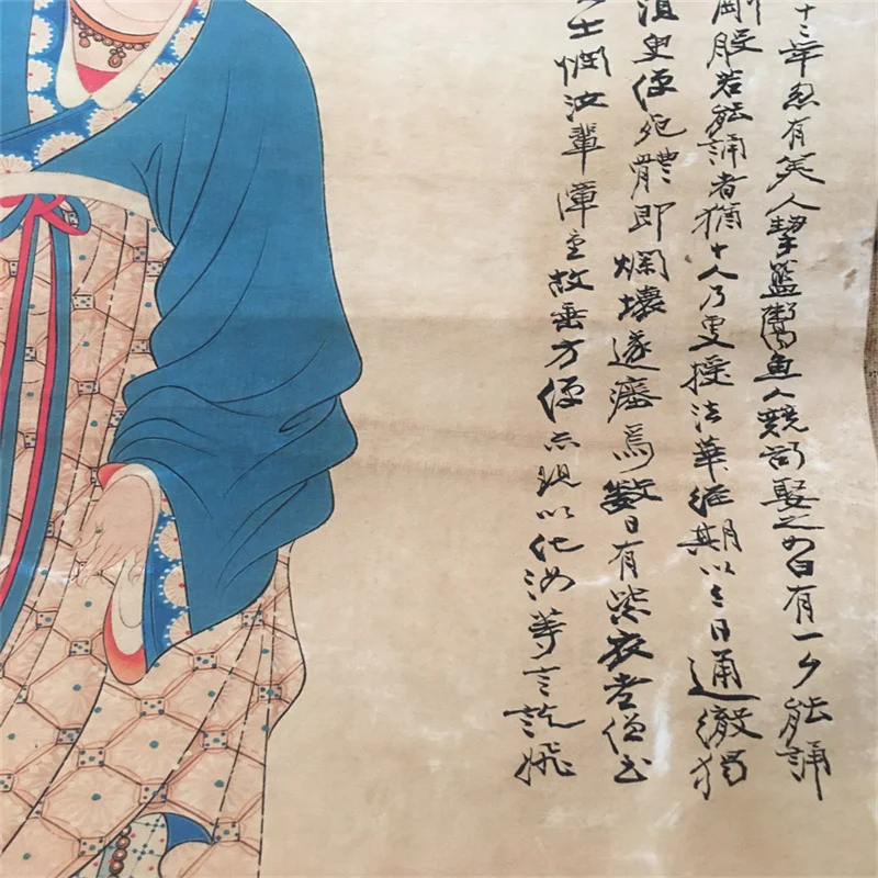 تشانغ Daqian الفنان الصيني الأسماك الأزرق ماسترواك ورق الأرز انقطاع طلاء جدران التصميم التقليدي التمرير سلسلة القديمة ماستر