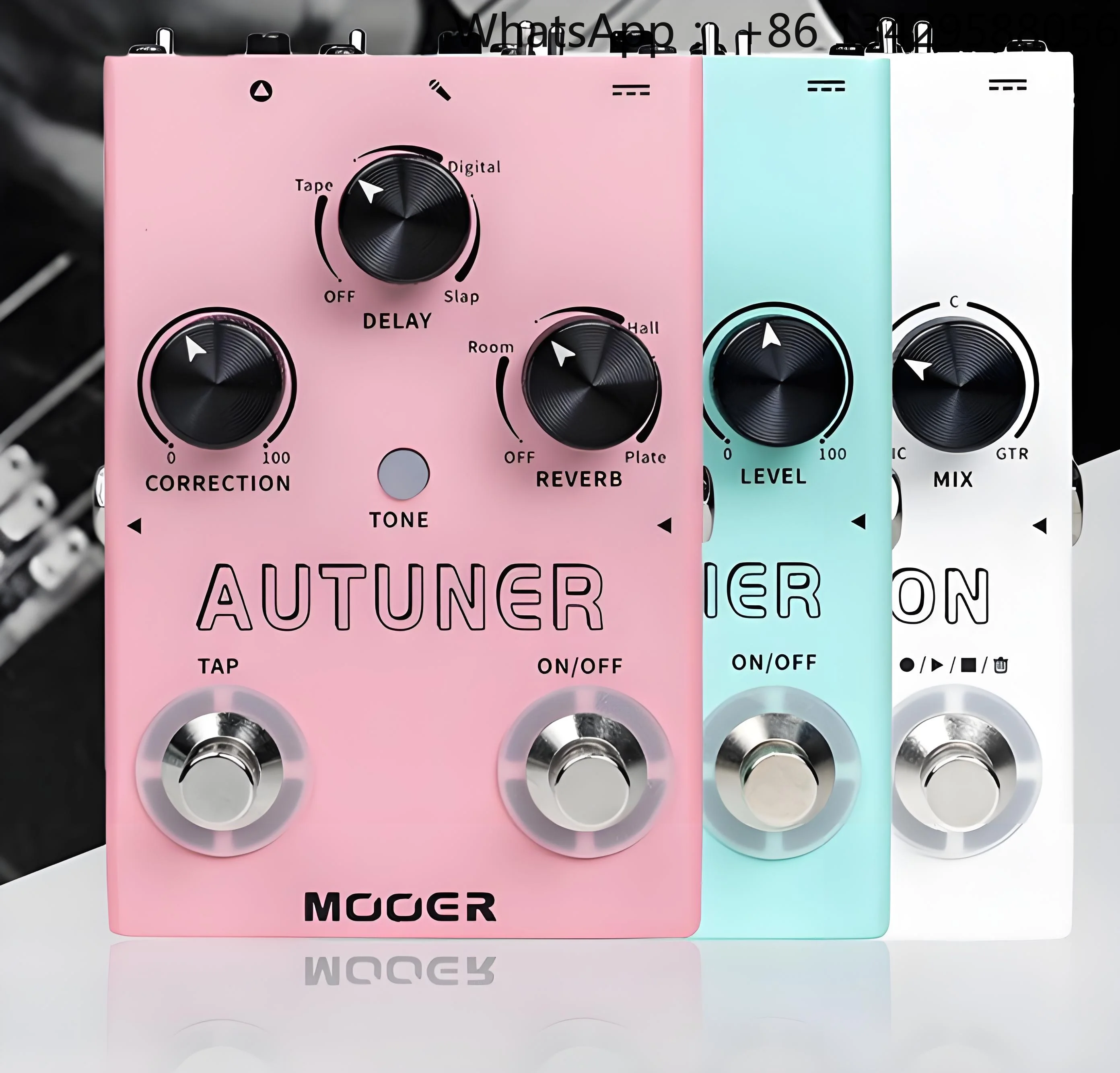 

For ABS Autotuner Delay/Reverb Electric Guitar Effect Pedal for VP Series