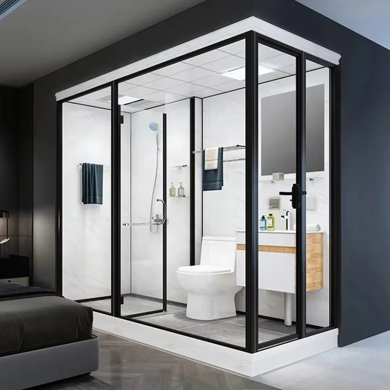 Modern Portable Prefab Hotel Bathroom Pods Ada Compliant Tiny Ada Compliant Bathroom Pods Rectangle Expensive Complete Modular