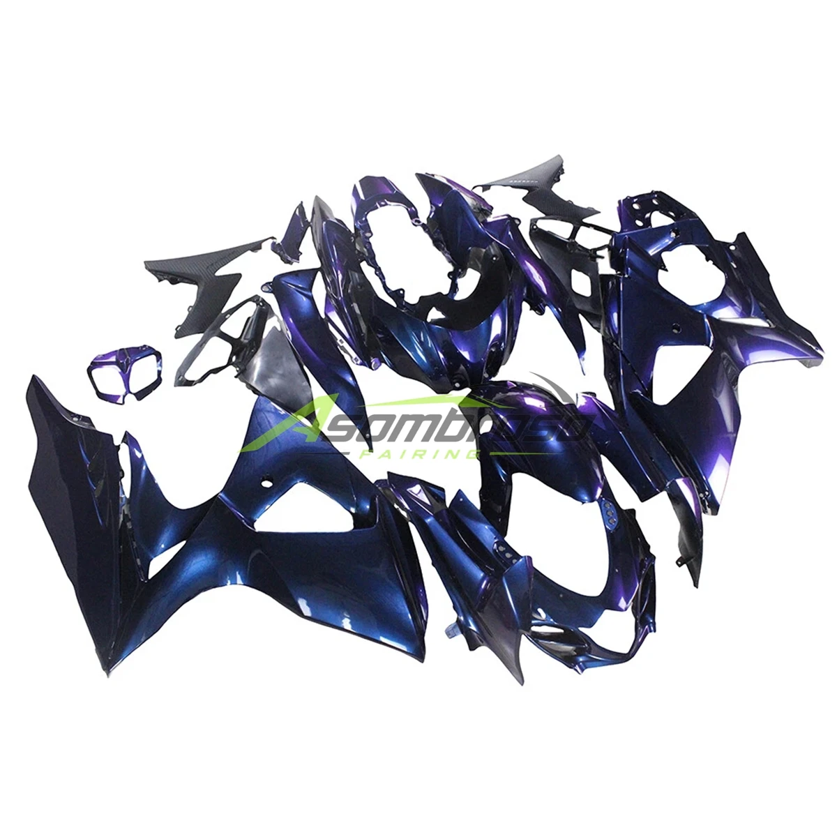 Complete Fairings Kit For Suzuki GSX-R1000 K9 2009 2010 2011 2012-2016 Chameleon Purple Blue ABS Plastics Motorcycle Bodywork