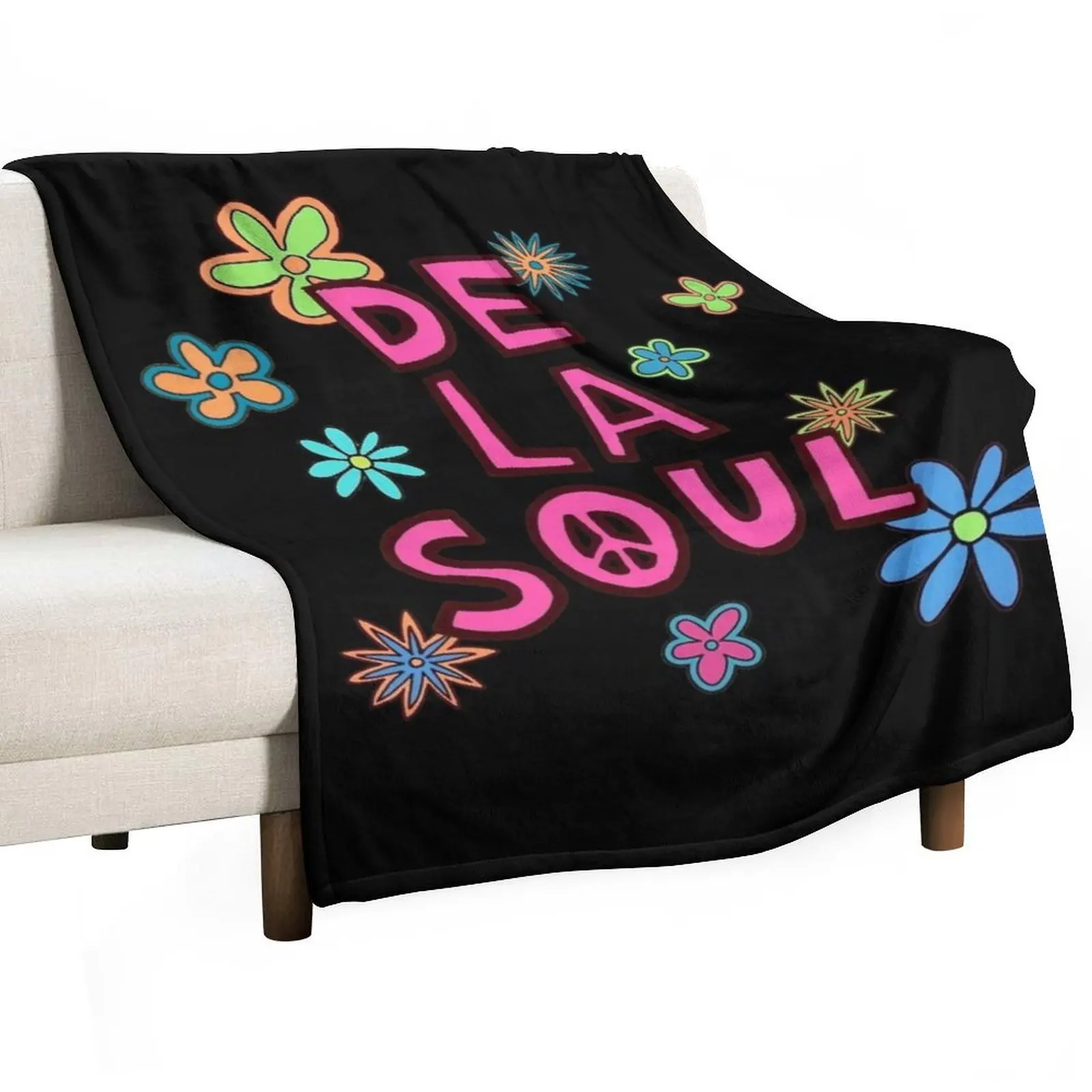 

De La Soul Throw Blanket manga Thermals For Travel for babies Camping Blankets