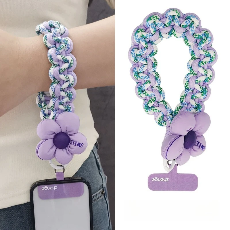 

Newly Upgraded Thick and Durable Braided Short Rope Mobile Phone Universal Lanyard Multi-Purpose Hand Pull Anti-Loss Rope