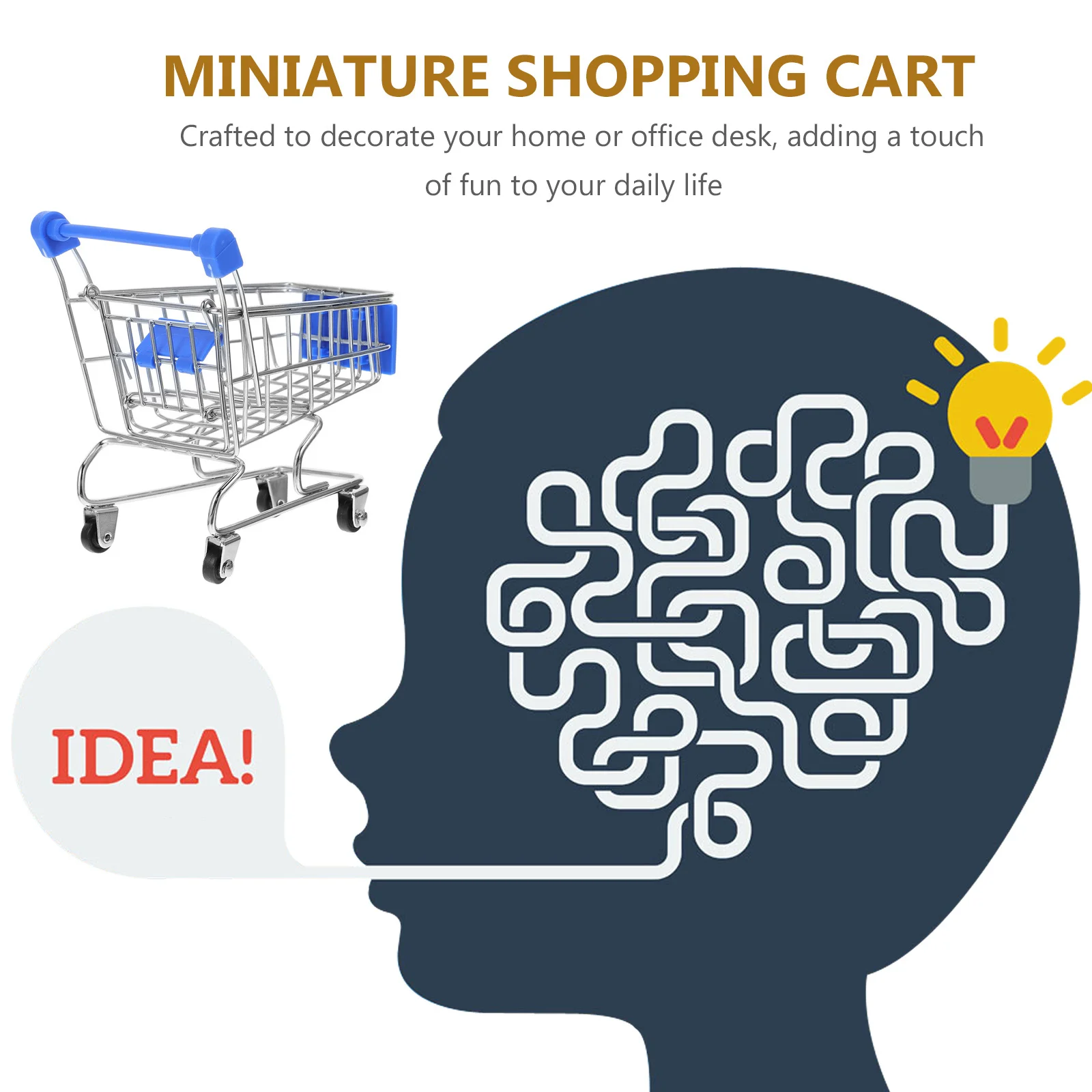 2 قطعة عربة التسوق في السوبر ماركت الصغيرة زخرفة معقدة مفصلة عربة صغيرة لمكتب الديكور اللعب التظاهر البقالة
