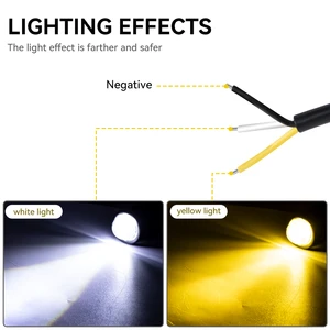 Für Hilfsschildmoto Moto Moto Light Fog Light Motorcycle Accessoires Mini Light Driving Double Universal Lighthouse ATV Scooter 10 Hauptverkauf Farol XJ6 - №3