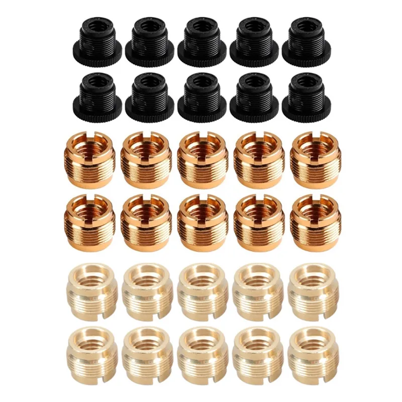 Image of 1Set/10Pcs Mikrofon Ständer Adapter 5/8 "zu 3/8" Gewinde Schraube Adapter Für Mikrofon Clip halter Metall Stecker Konverter