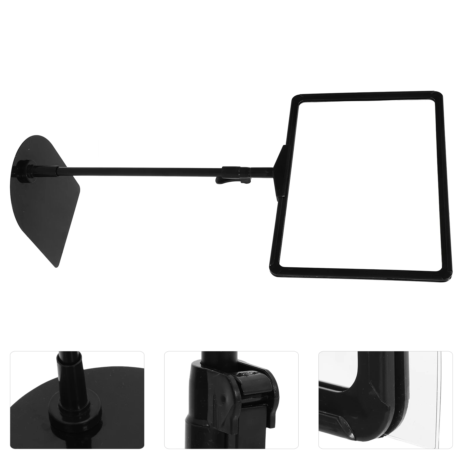 

A4 Price Display Holder Supermarket Promotional Tag Stand Material Simple Design Reusable Practical Shelf Office