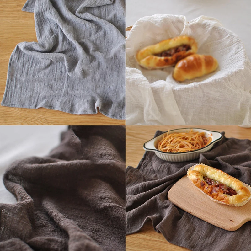 코튼 린넨 식탁보 사진 배경 천 냅킨 식탁 커버 주방 피크닉 플레이스 매트 홈 장식