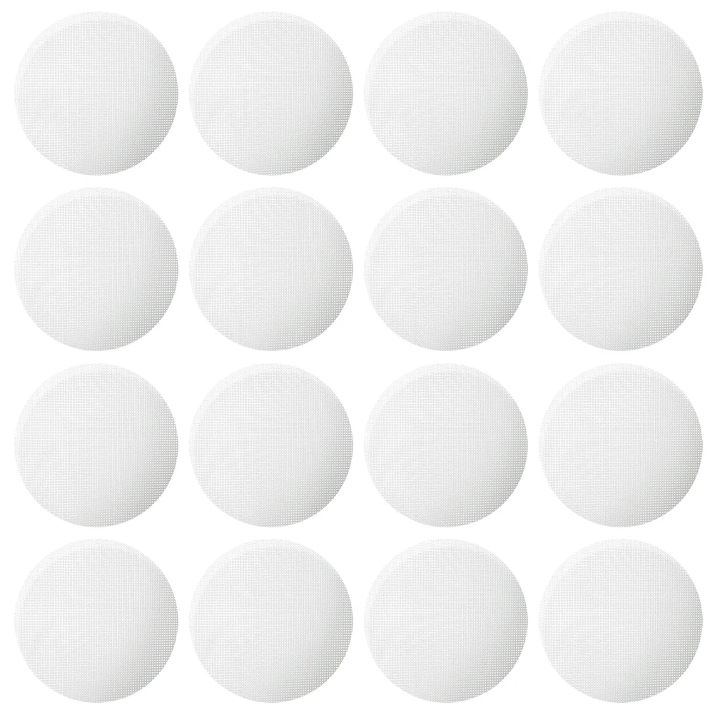 

12 Pcs Microwave Silicone Steamer Mat Round Liners White Silica Gel Kitchen Cushion