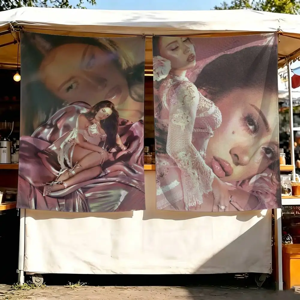 Singer Pop K-Kali Uchis Flag Outdoor Decorations for Bedrooms Home Decor Items Decoration Banners