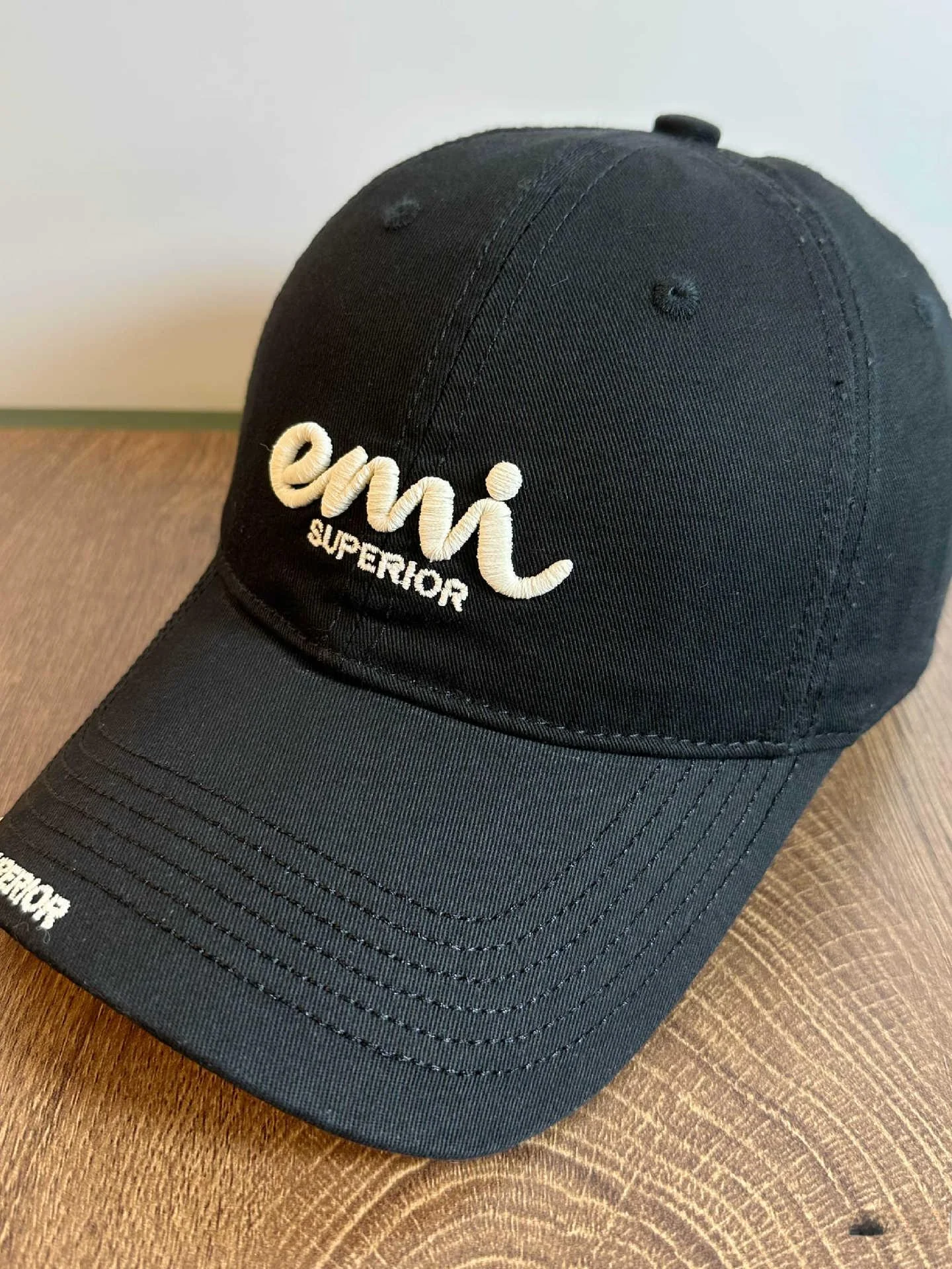 Original Fashion Brand EMI Embroidered Baseball Hat Men and Women Same Korean Sle Couple Versitile Fashion Make Your Face L...