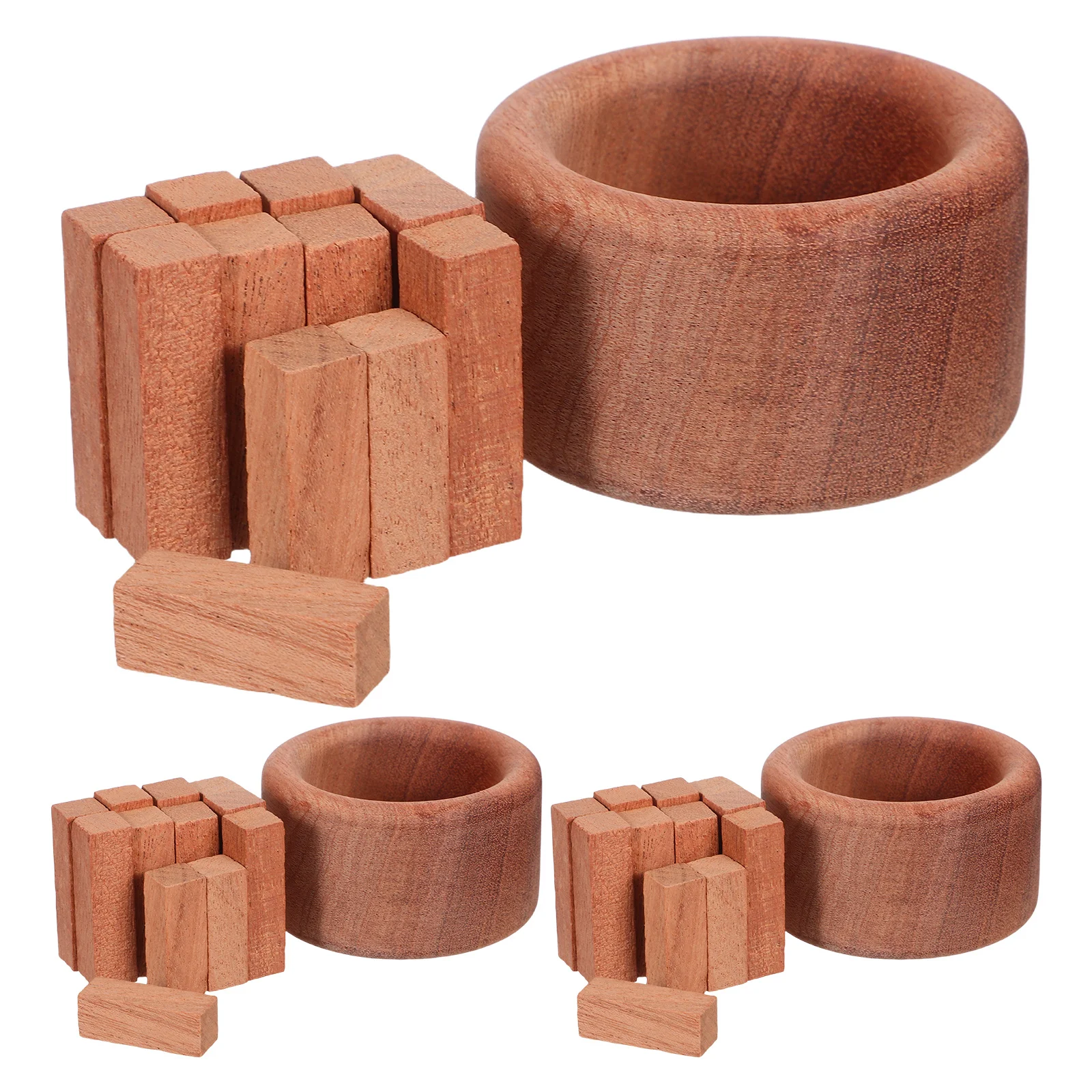 3 قطع من موزع الزيوت العطرية الخشبية، مفرشة رائحة عطرية بسيطة للمنزل والسيارة والمكتب معطر الهواء الطبيعي #1