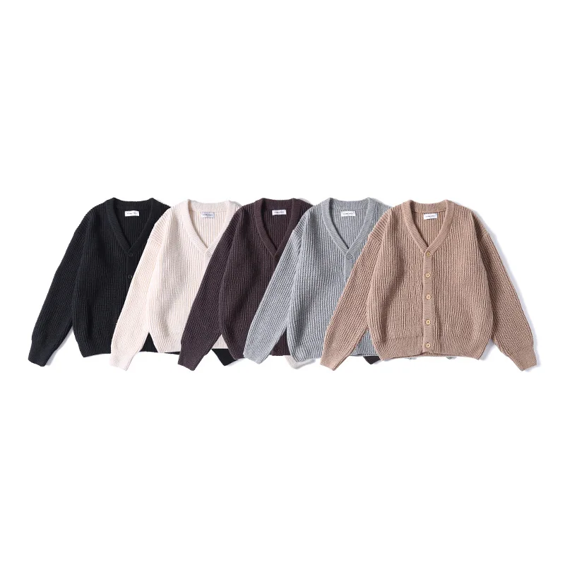 

Men's cross-border high quality casual cardigan sweater knit coat
