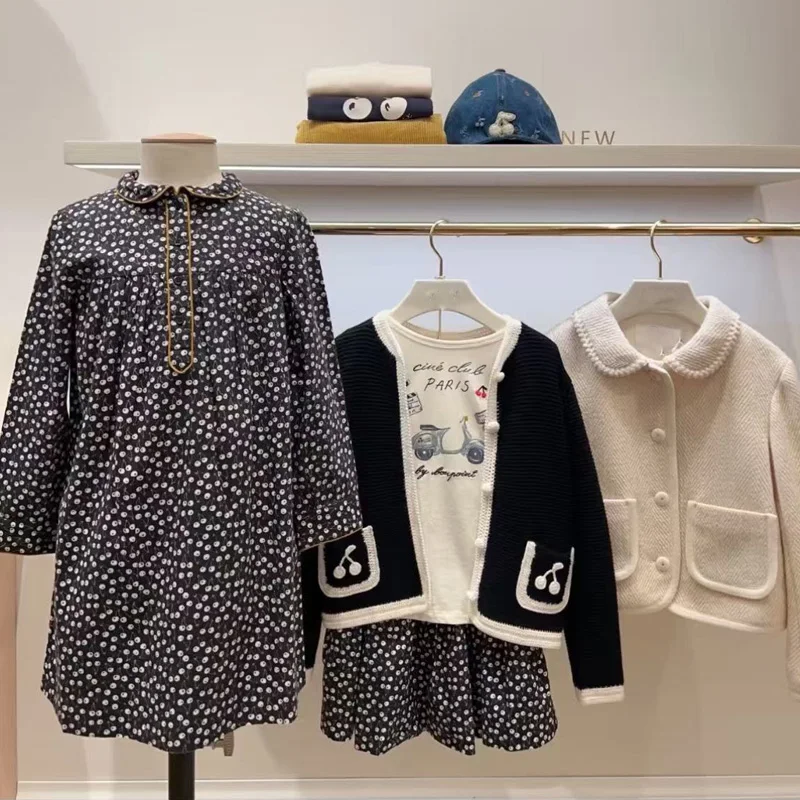 

PER-SALE 2025 Autumn BP Baby Girls Pink Woven Button Jacket Boys Lamb Jacket Warm Coat for Girls Kids Boutique Clothes Pink Veat