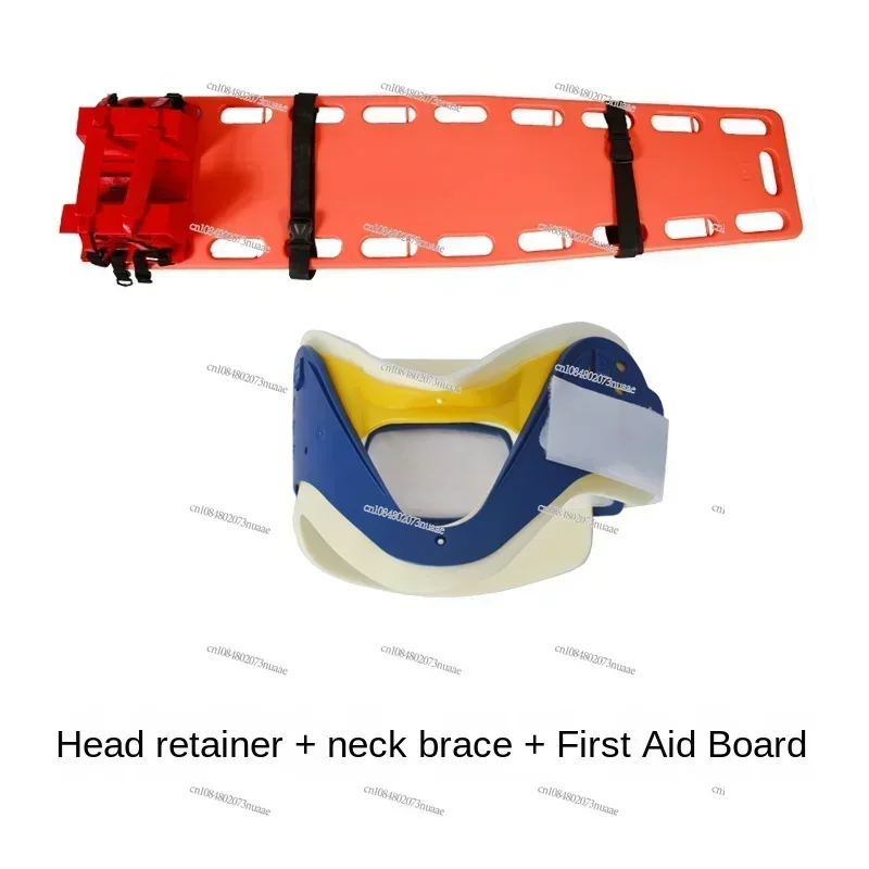 Life saving board for swimming pool, stretcher, spine board, spine fixation board, head fixator, neck brace