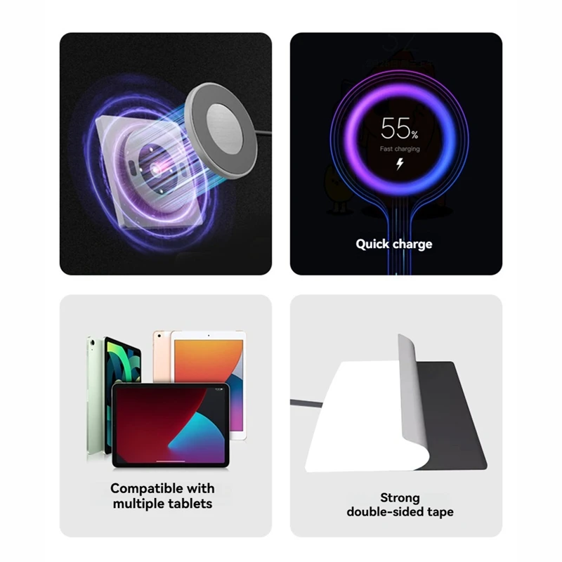 Magnetic Wall Charger Mounting Accessories Ipad Tablet Magnetic Bracket 86 Bottom Box Magnetic Charging Wall Charging