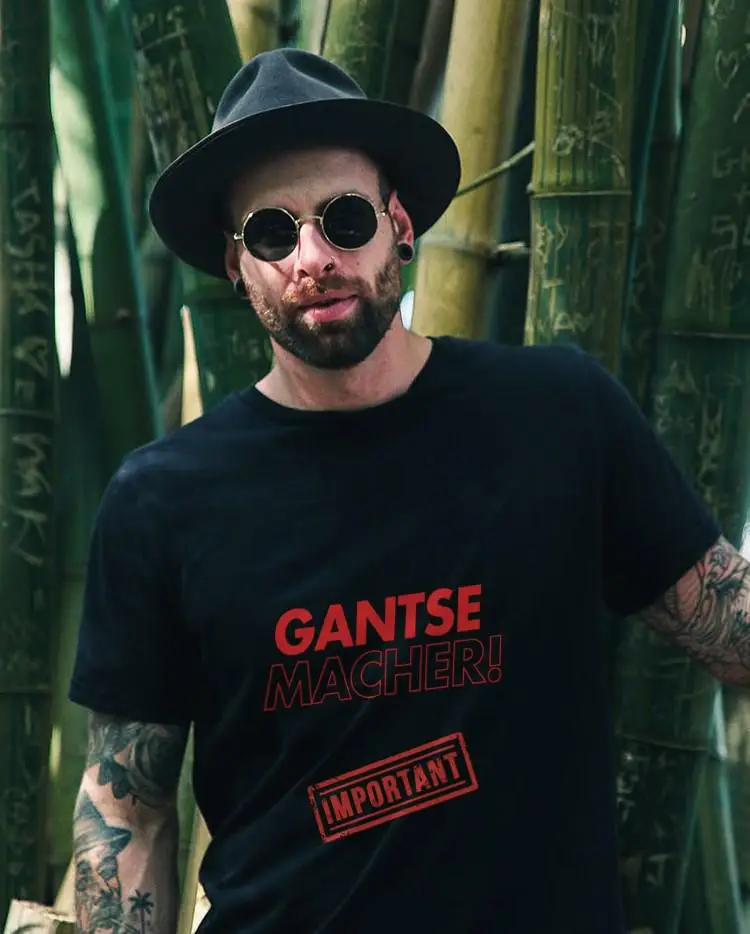 Gantse Macher Yiddish T-Shirt - It Means 'important Person'! Yiddish Humour T-Shirt, Jewish Humour T-Shirt, HannukahT-Shirt