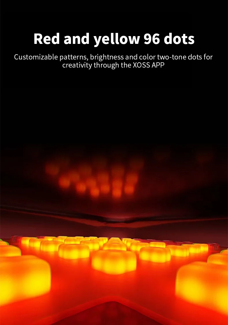 XOSS Nebula Intelligent Emoji Bicycle Tail Light Brake Sensing Night Riding Taillight Auto Start-Stop IPX7 Waterproof Tail Light