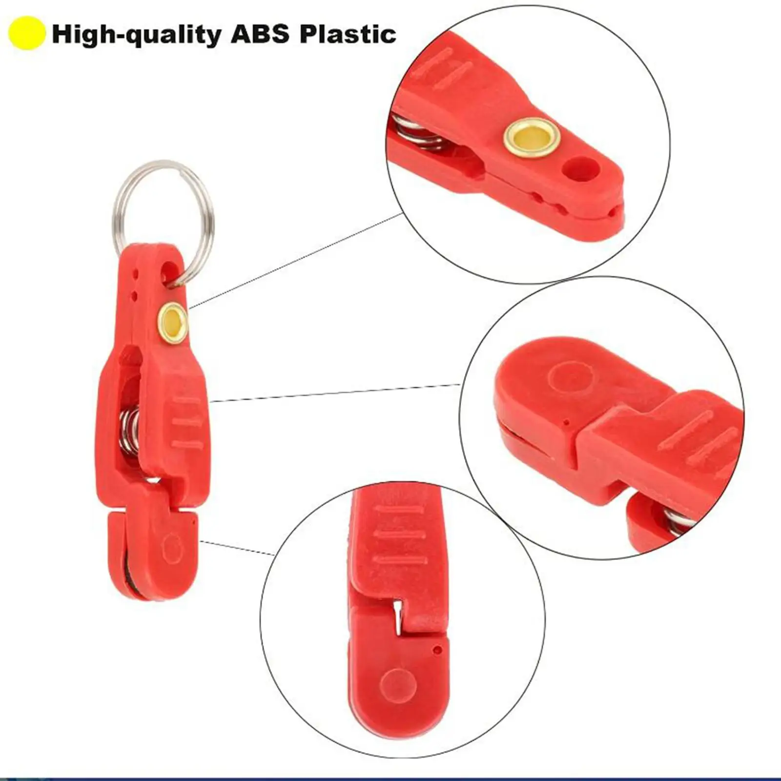 Heavy Tension Quick Release Snap Fishing Clip Durable ABS for Fishing Reel Downrigger Kite Planer Board Setup