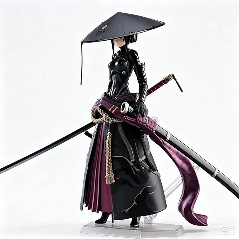 Ronin Mecha Girl Samurai Wandering Samurai Full Set Action Figure Model Kit Anime Doll Collectible Toy With Odachi Sword