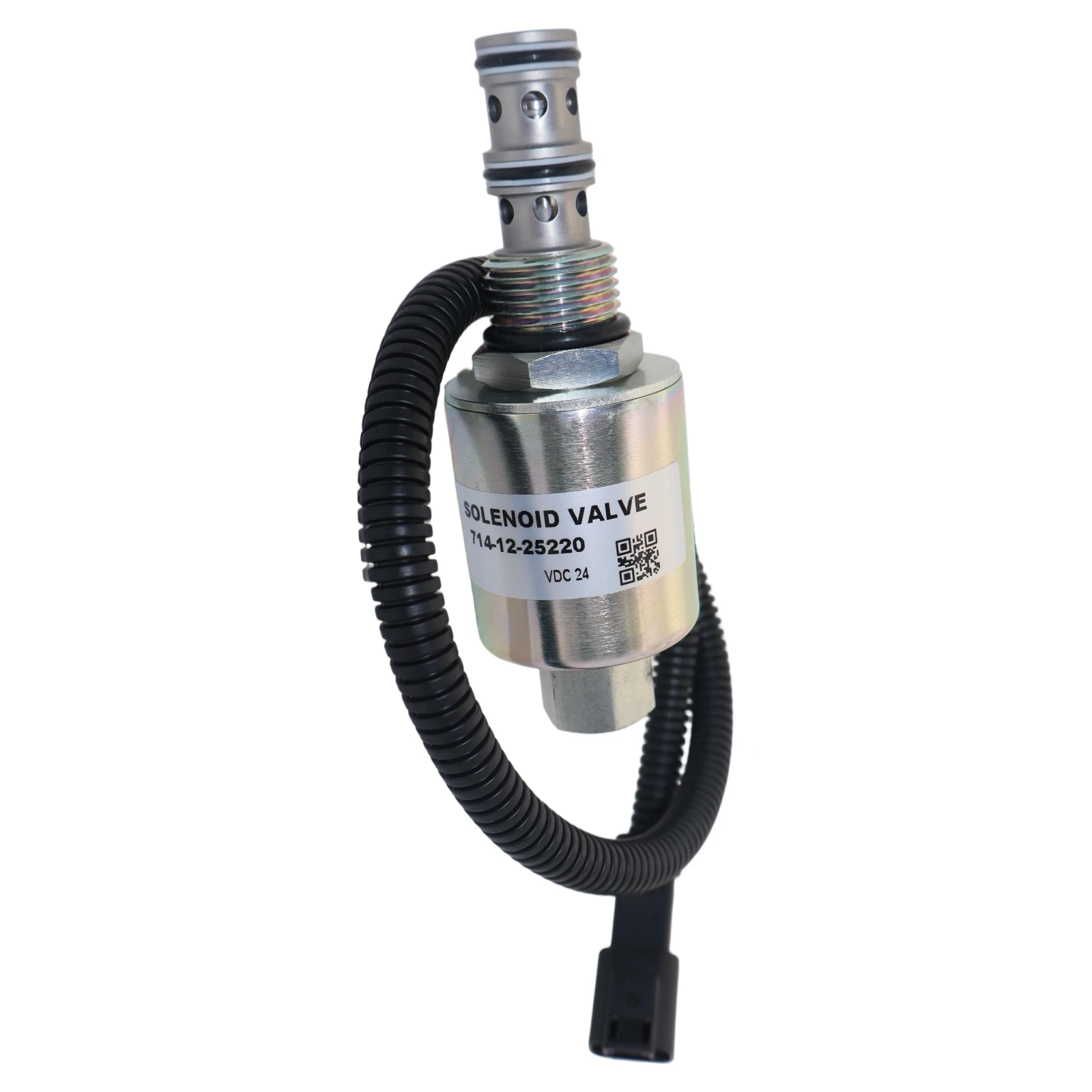 24V Solenoid Valve 714-12-25220 7141225220 For Komatsu WA270-8 WA320-7 WA320-8 WA380-5 WA380-6 WA400-5 WA430-5 WA430-6 WA470-5