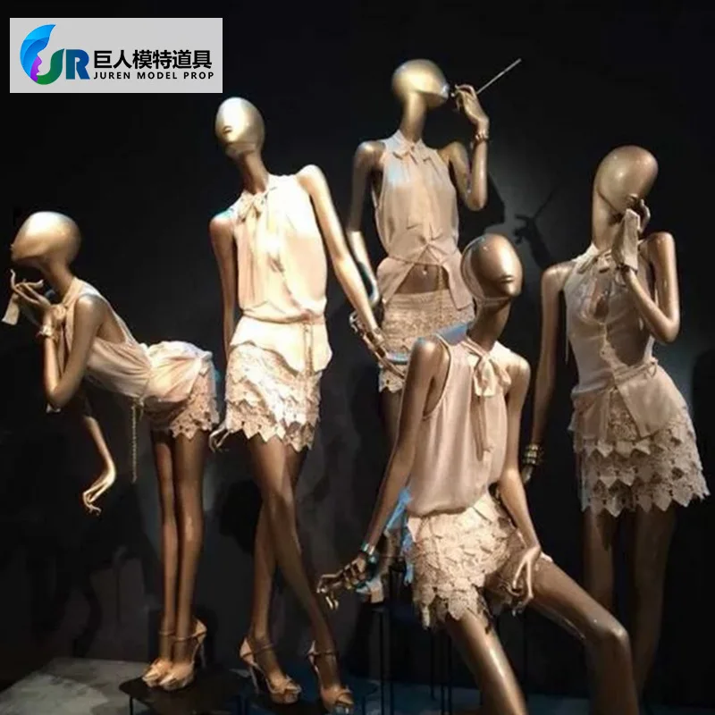 Model display stand women's clothing European clothing store doll props European and American full body combination dummy