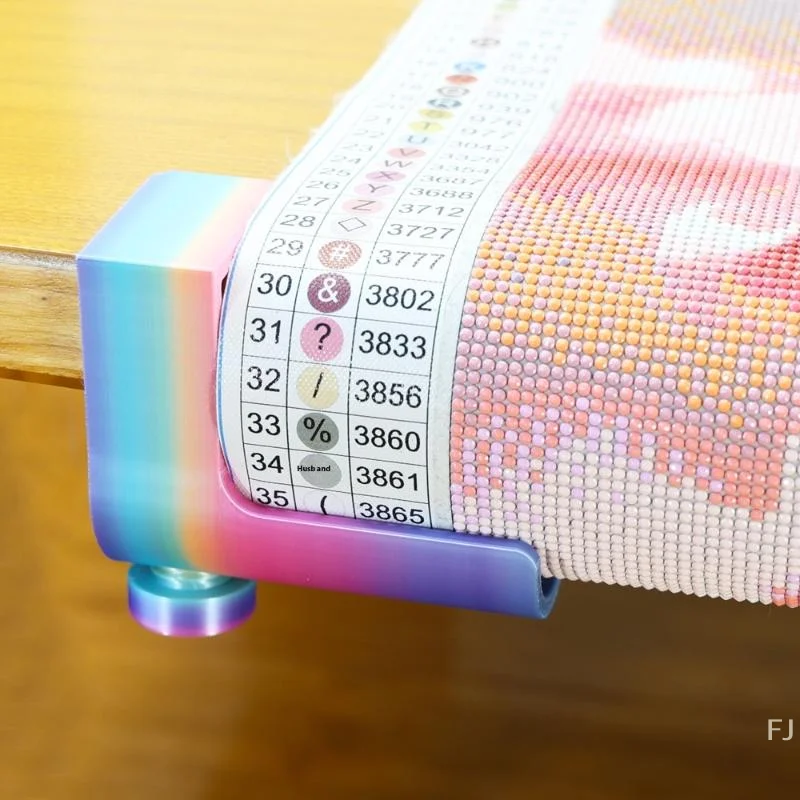 

[YU] Держатель для алмазной живописи Держатель для прокрутки алмазной живописи Зажим для холста с алмазной живописью подходит для досок толщиной 4 см