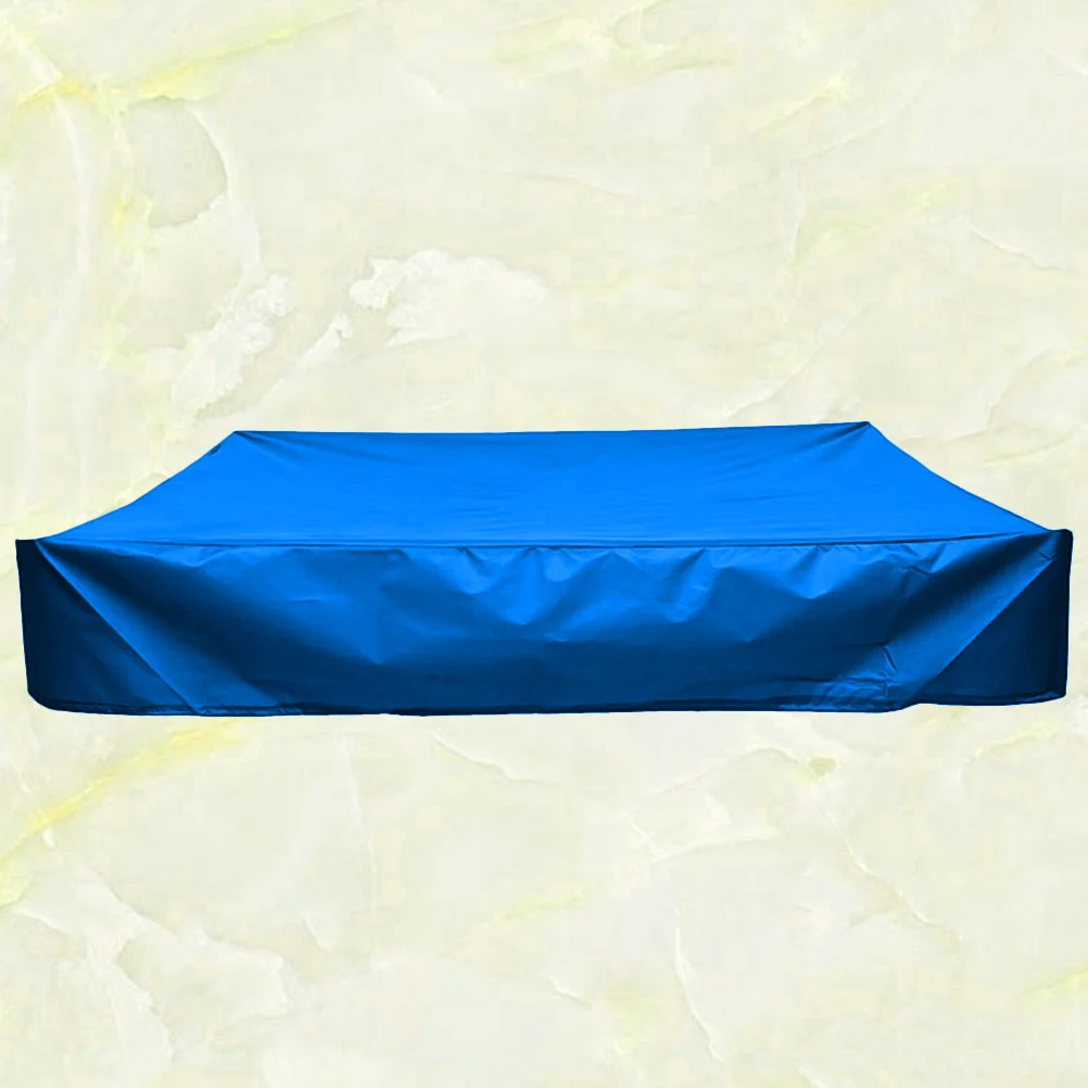 

Blue Sandbox Cover 180x180cm Foldable Outdoor Shade Secure Bunker Cover Dustproof Snadbox Shade