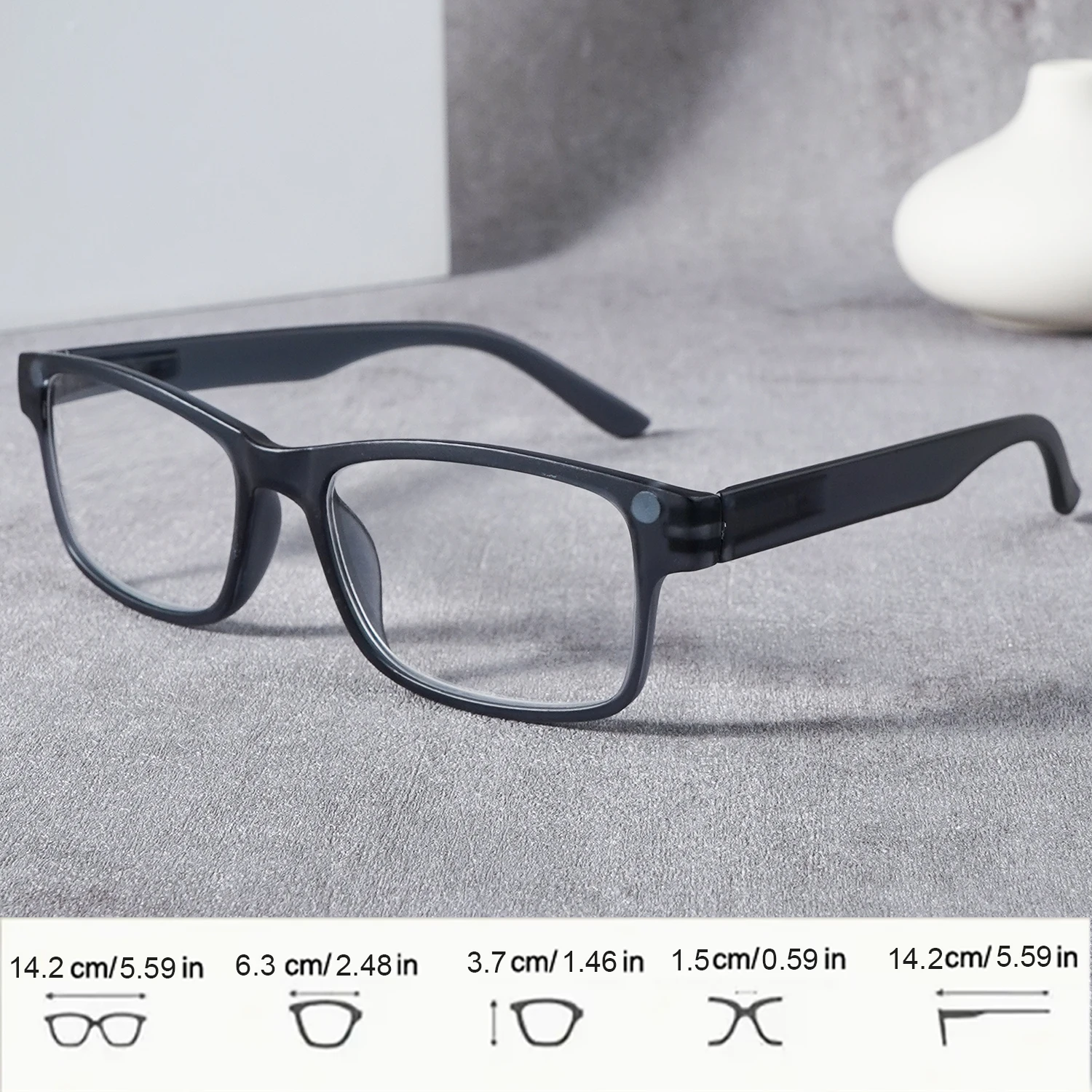 2-in-1 Magnetische Getönte Linsen & Lesebrille, Magnetische Sehenschutz-Lesebrille – Detail 8