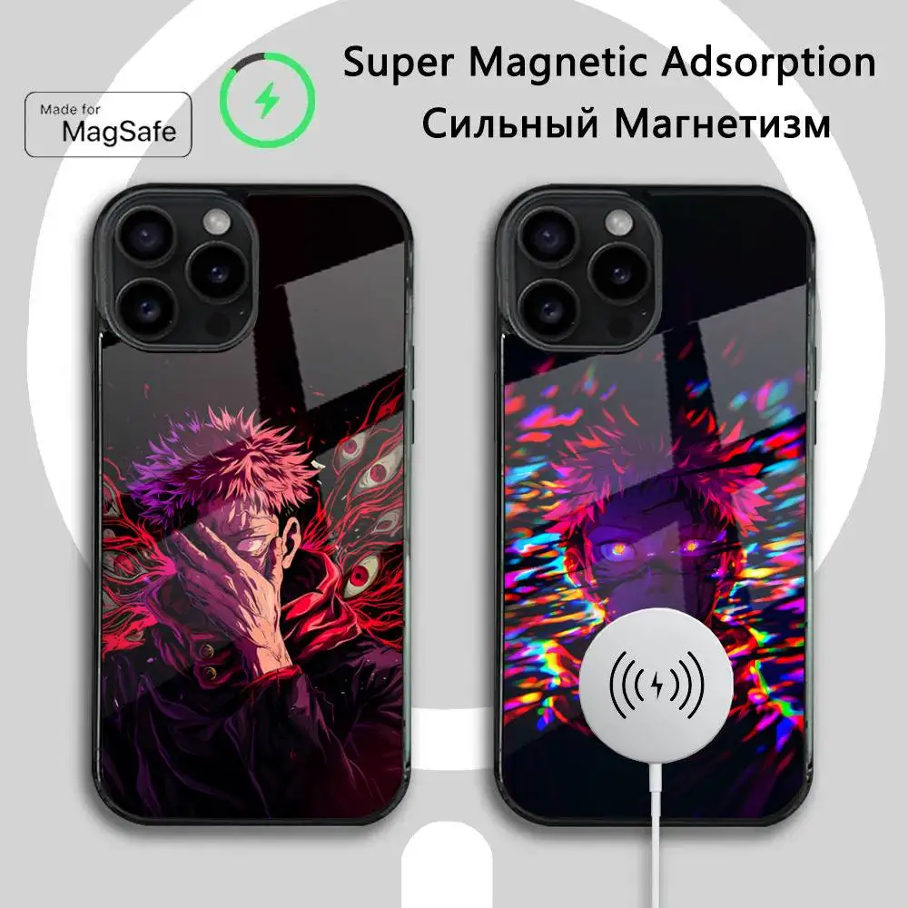 

Anime J-Jujutsu KaisenS Phone Case For iPhone 16 15 14 13 12 11 Plus,Pro,Max Mini Magsafe Magnetic Wireless Charging