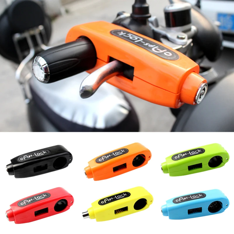 Motorcycle car lock handle anti-theft lock handlebar horn lock electric car lock grip caps lock