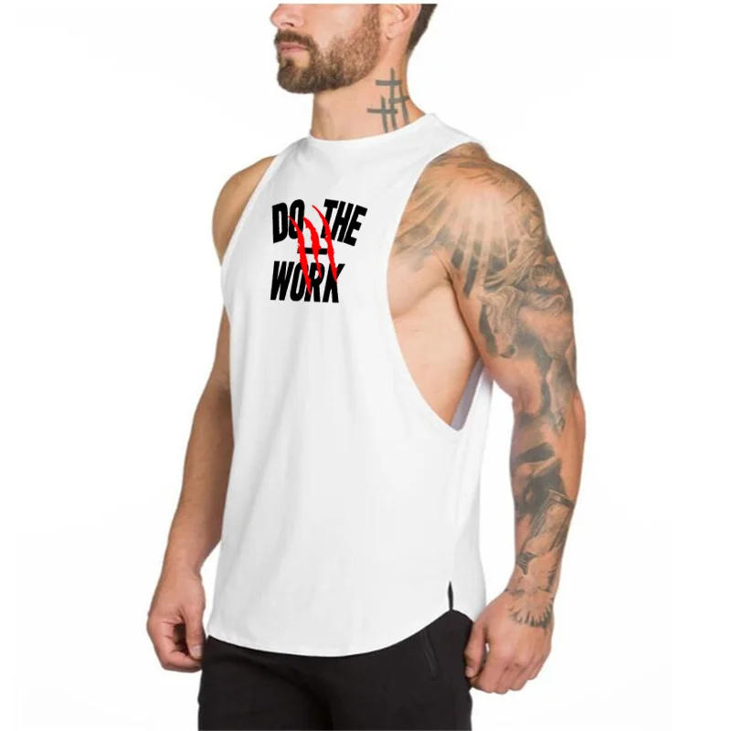 

New Mens Sports Bodybuilding Singlets Workout Gym Muscle Tank Top Casual Sleeveless Sporting Shirt Running Cotton Fitness Vest