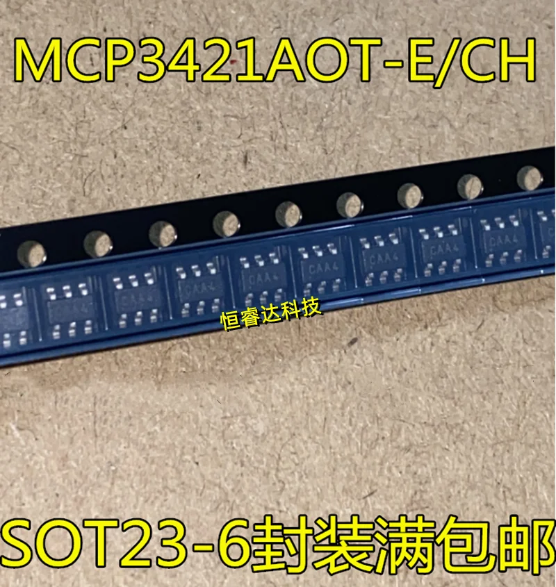 (10piece)100% New MCP3421A0T-E/CH MCP3421AOT-E/CH MCP3421A0T MCP3421AOT MCP3421 sot-23-6 Chipset