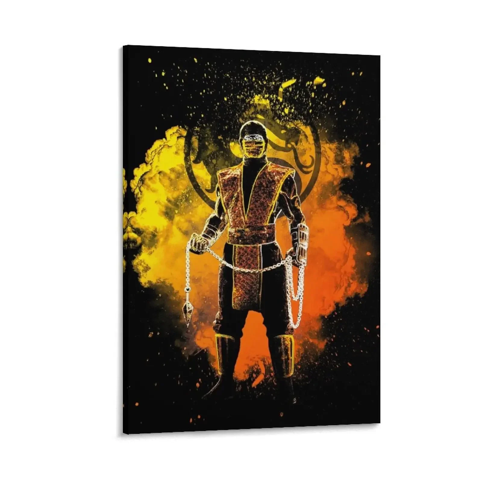 

Soul of the Fire Ninja Canvas Painting Decoration wall bedroom decor Posters on the wall stickers & posters