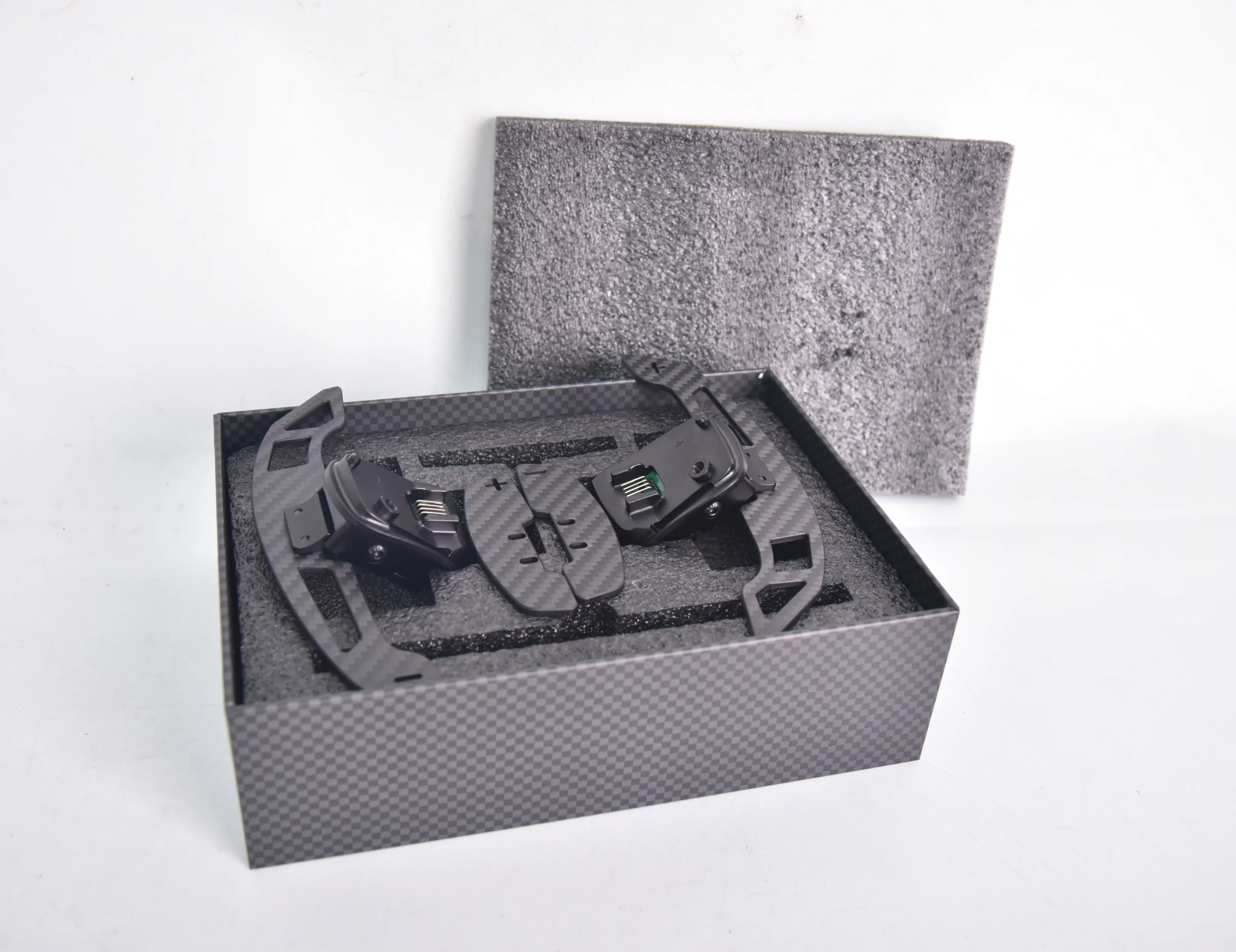 Новые модернизированные магнитные лопасти переключения передач из углеродного волокна, улучшают впечатления от вождения, подходят для Ford Focus