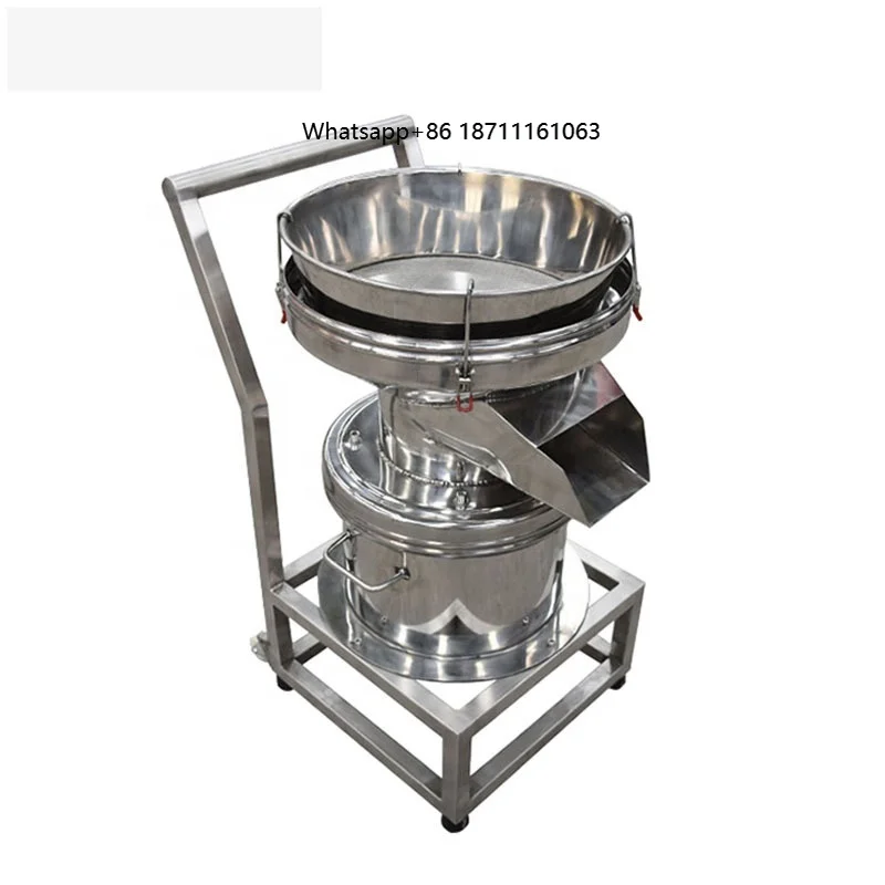 Electric 450mm Diameter Stainless Steel Wheat Flour Vibrating Shaking Screen Sieve Machine