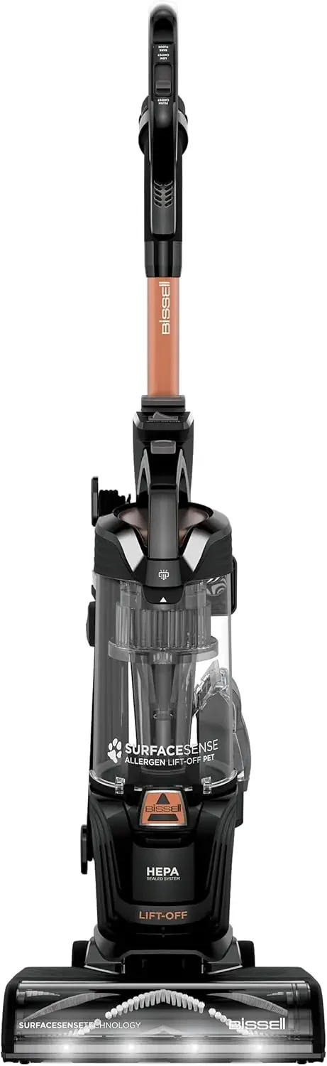 SurfaceSense Allergen Lift-Off Pet Upright Vacuum, with Tangle-Free Multi-Surface Brush Roll, LED Headlights, & Lift-Off Technol