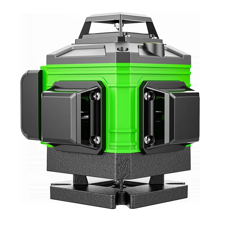 4D 16/12/8 Lines Laser Level 3° Self-leveling USB Rechargeable 3000mAh Lithium Battery Leveling Tool with Horizontal Tilt Lines