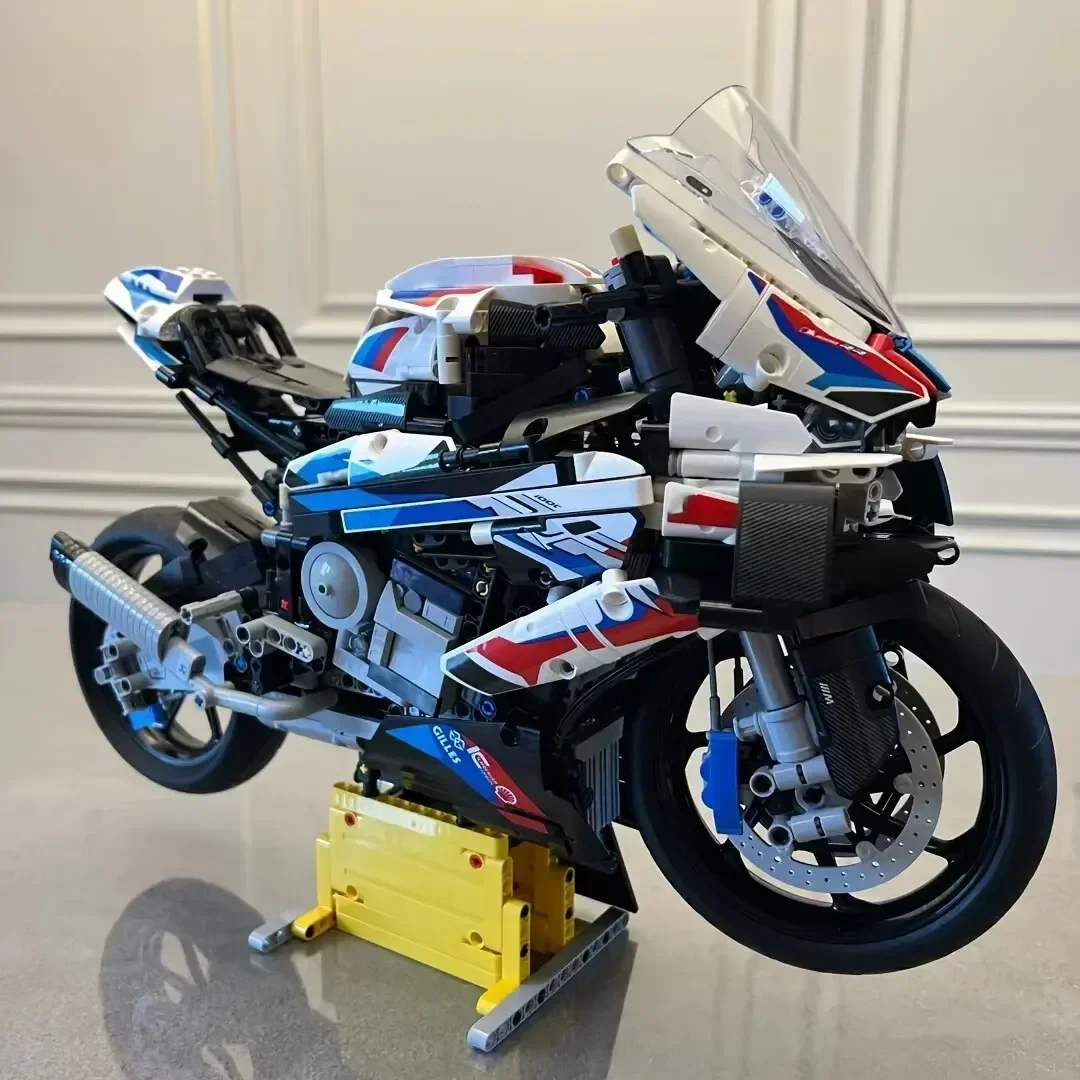 1920pcs Technical Motorcycle moc M1000RR Model Vehicle Racing Car 42130 Building Block Motorbike Bricks Toys For Boyfriend Gifts