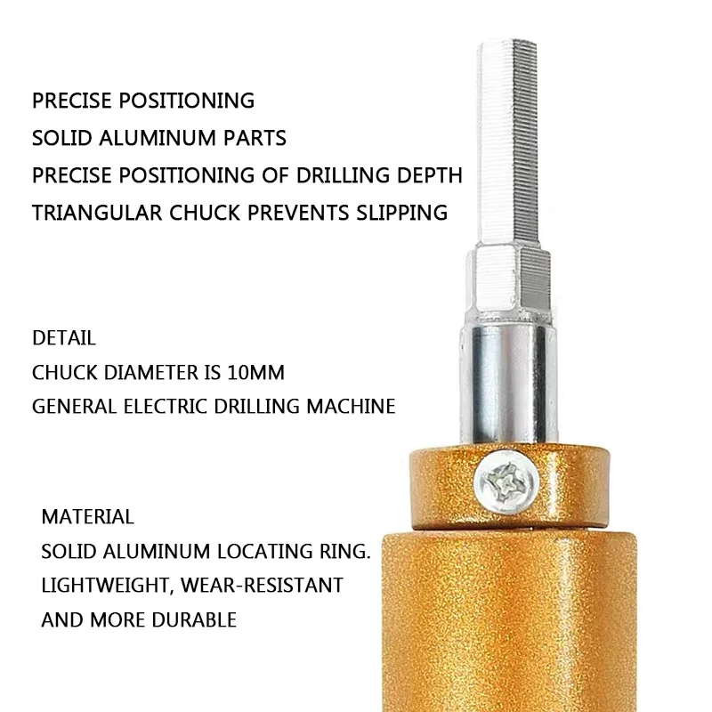 Adhere to quality Solid Wood Door Opener Slotter Set Carpentry Key Hole Opener Front Unlocking Device Fast Punching Tool